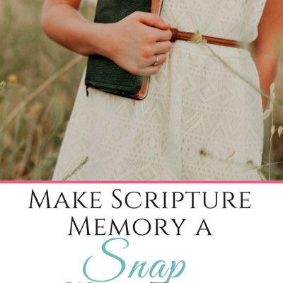 Make Scripture Memory a Snap with This Simple Hack