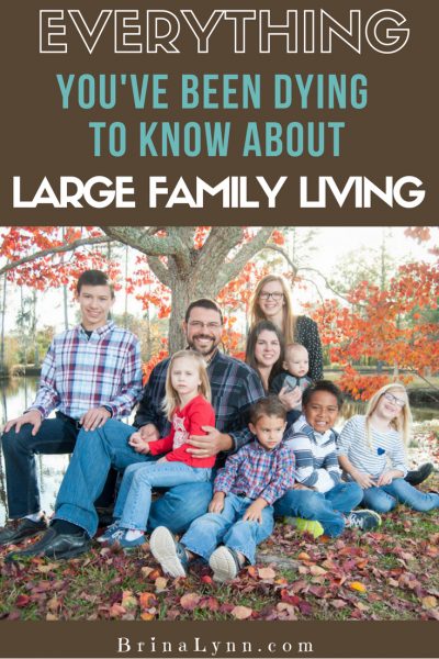 Everything You've Been Dying to Know About Large Family Living ~ Part 1